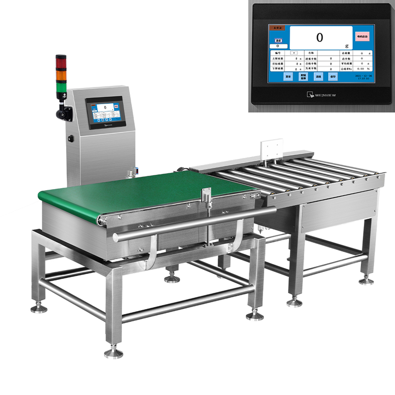 Cintura Controllare la macchina del peso , Controlla pesatore per cartone , touch screen Controllare pesatore