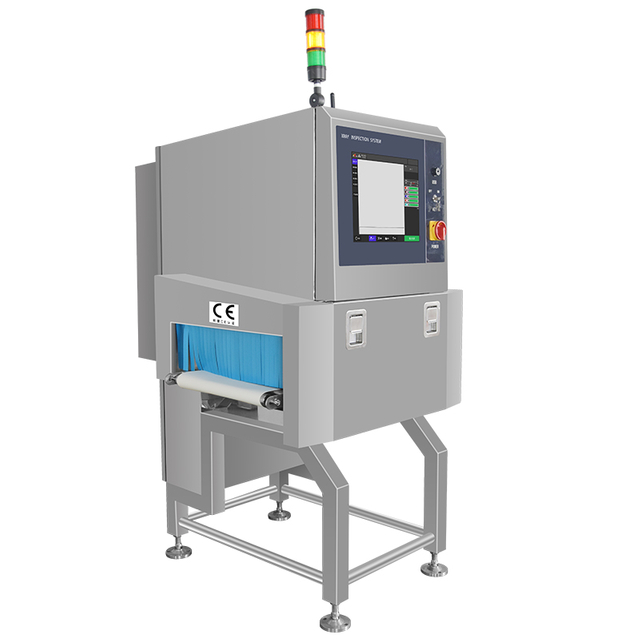 Nastro trasportatore per corpi estranei metallici a scansione automatica Macchina a raggi X per alimenti ad alta precisione per tutti i metal detector alimentari