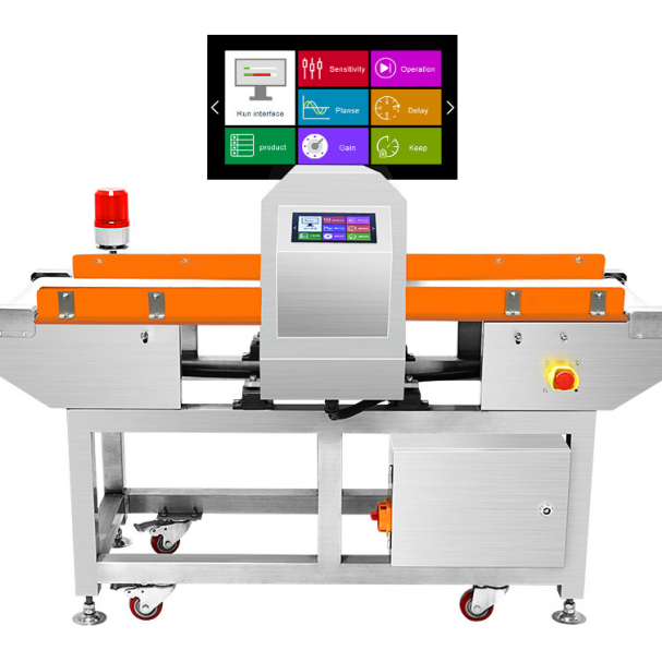 Metal detector industriale per alimenti